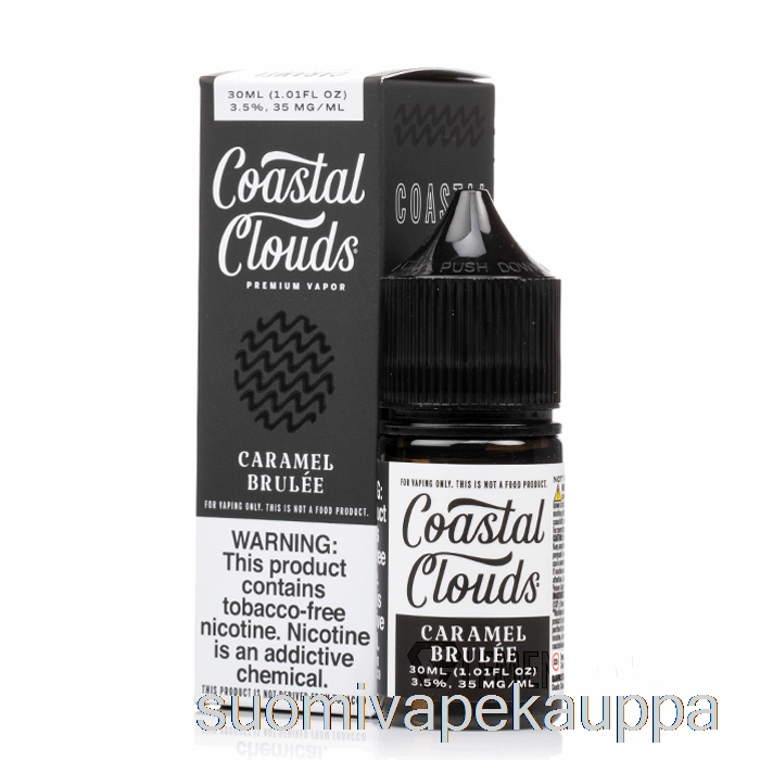 Vape Nesteet Caramel Brulee Salt - Coastal Clouds Co. - 30 Ml 50 Mg
